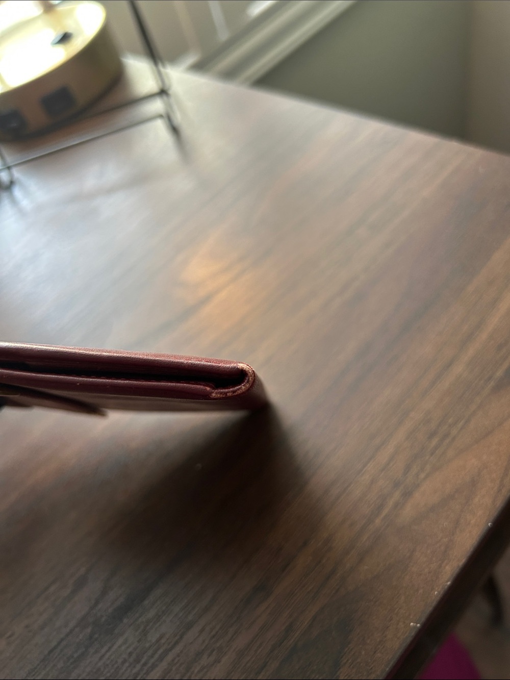 Cartier Men’s Leather Trifold Wallet - Picture 4 of 9